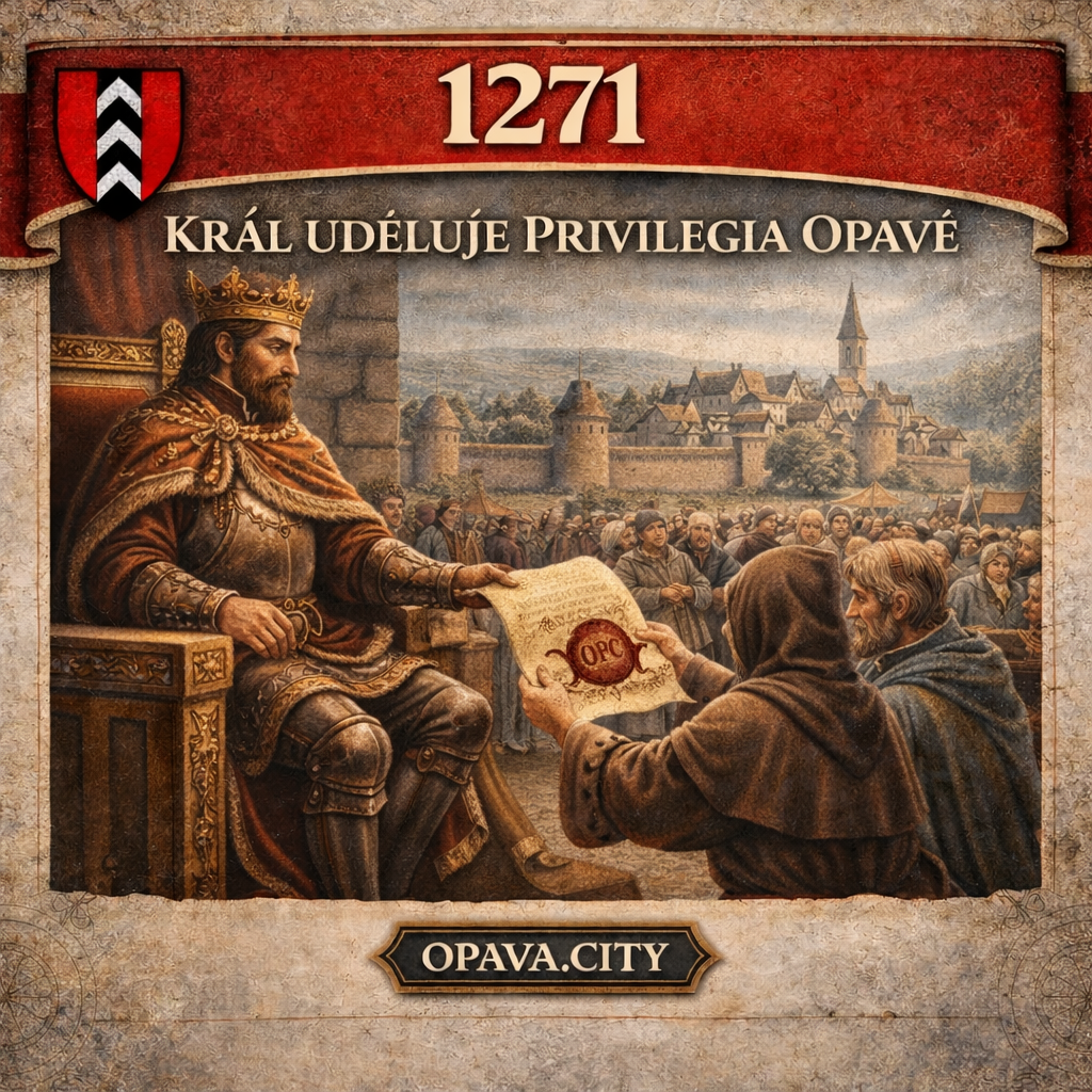 Píše se rok 1271 a král Přemysl II. dovoluje
