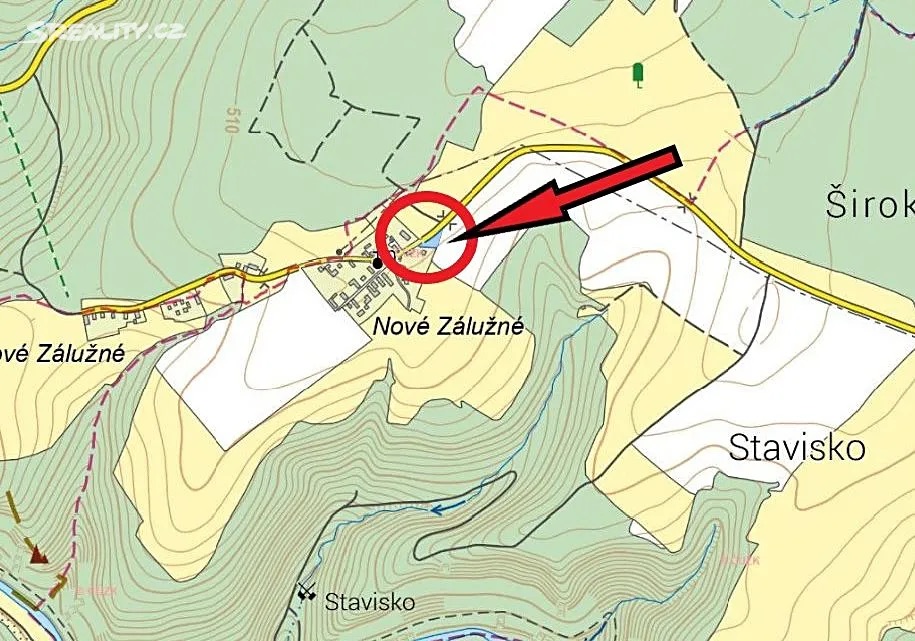 Pozor! Prodej pole 1049 m², Radkov • Sreality.cz