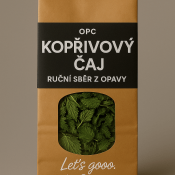 OPC Kopřivový čaj – Ruční sběr z Opavy